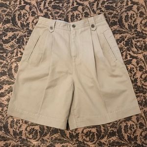 Liz Claiborne Khaki Walking Shorts
